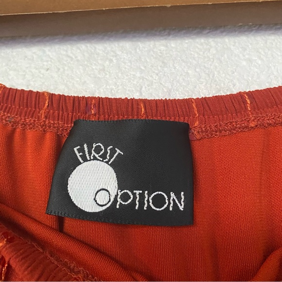 First option rustic orange sparkly skirt whimsygoth/ grunge/ y2k - Picture 2 of 3